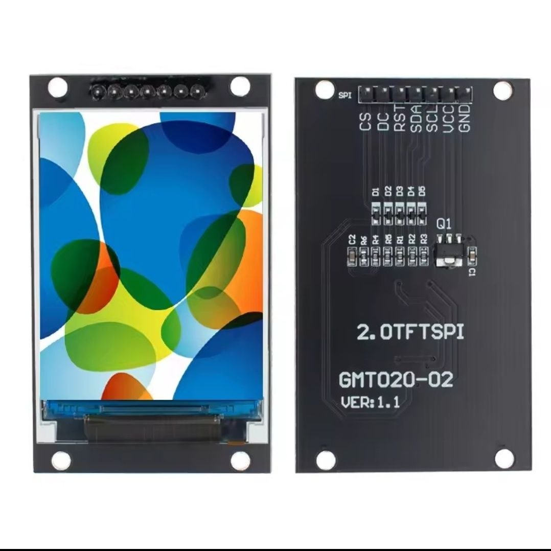 TFT Display 0.96/1.3/1.44/1.77/1.8/2.4/2.8 inch ips 7P SPI HD 65K TFT full colour LCD Module ST7735 Drive IC 80*160 for arduino, esp32, esp8266